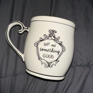 Katie Mandy “tell me something good” mug